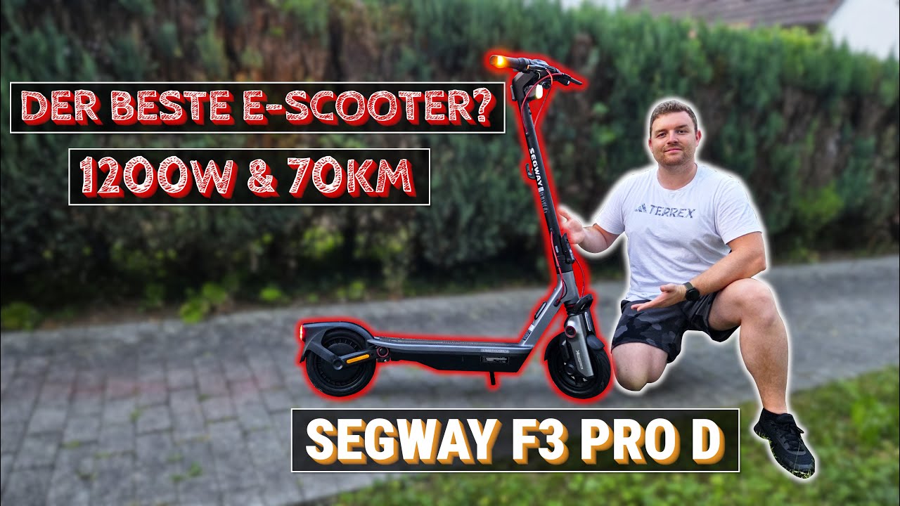 Features, Einrichtung und großer Test - Neuer Scooter von Segway - der starke Ninebot F3 Pro D