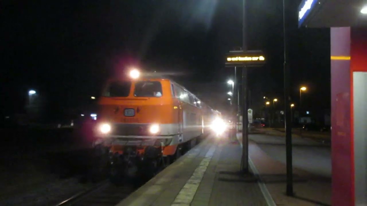 Der nächste 101,120Schrottzug,nächtlicher trafotransport mit Citybahn218,NOHAB