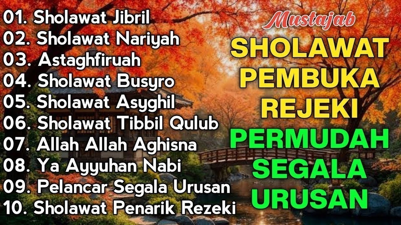 KUMPULAN SHOLAWAT NABI PELANCAR REJEKI | Sholawat Jibril, Sholawat Nariyah | SHOLAWAT VIRAL 2026