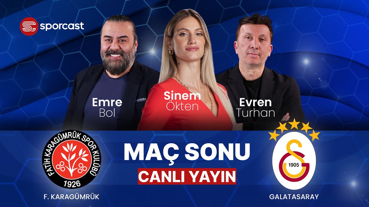 #CANLI | Fatih Karagümrük-Galatasaray Maç Sonu | Sinem Ökten & Emre Bol & Evren Turhan