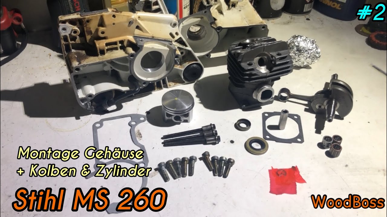 #2 Stihl MS 260 Wiederaufbau Kolbenfresser? Gehäuse montieren rebuilt Chainsaw #STIHL #WoodBoss