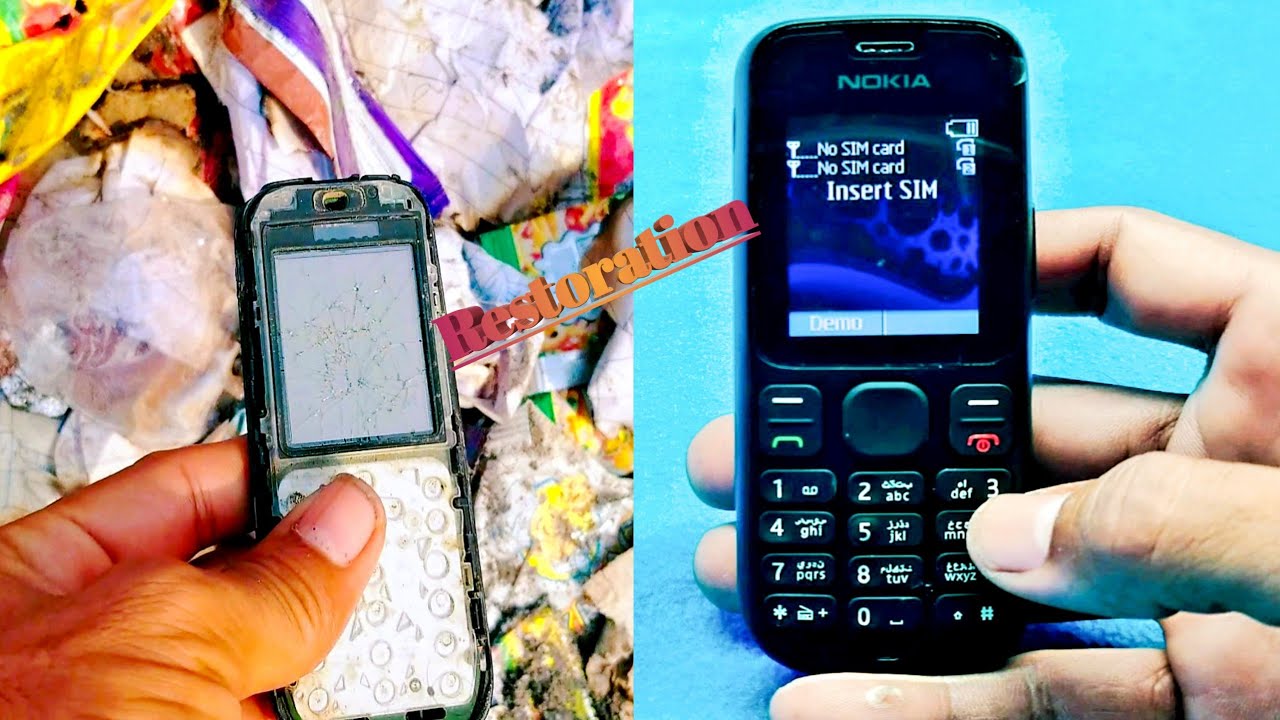 Restoration Nokia 101 Mobile Dead To A Original  Condition  2020