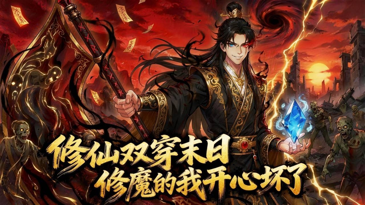 【FULL】修仙雙穿末日，修魔的我開心壞了🔥穿越成魔門祭品，開局就要被煉成魂幡主魂！幸好我有末日副本，殺喪屍爆晶核、煉萬魂幡。回玄幻反殺師尊，收美女宗主，制霸魔域！#男頻 #逆襲 #動漫