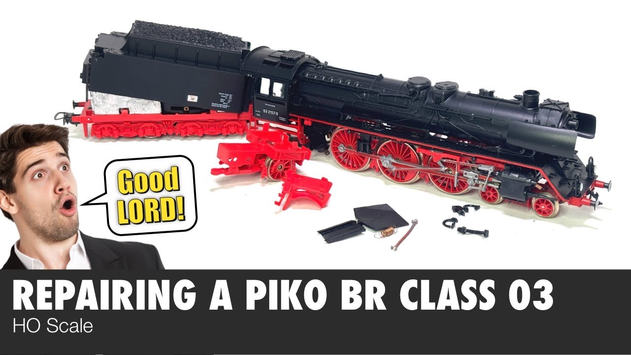 Can I repair this vintage Piko model railway locomotive?
