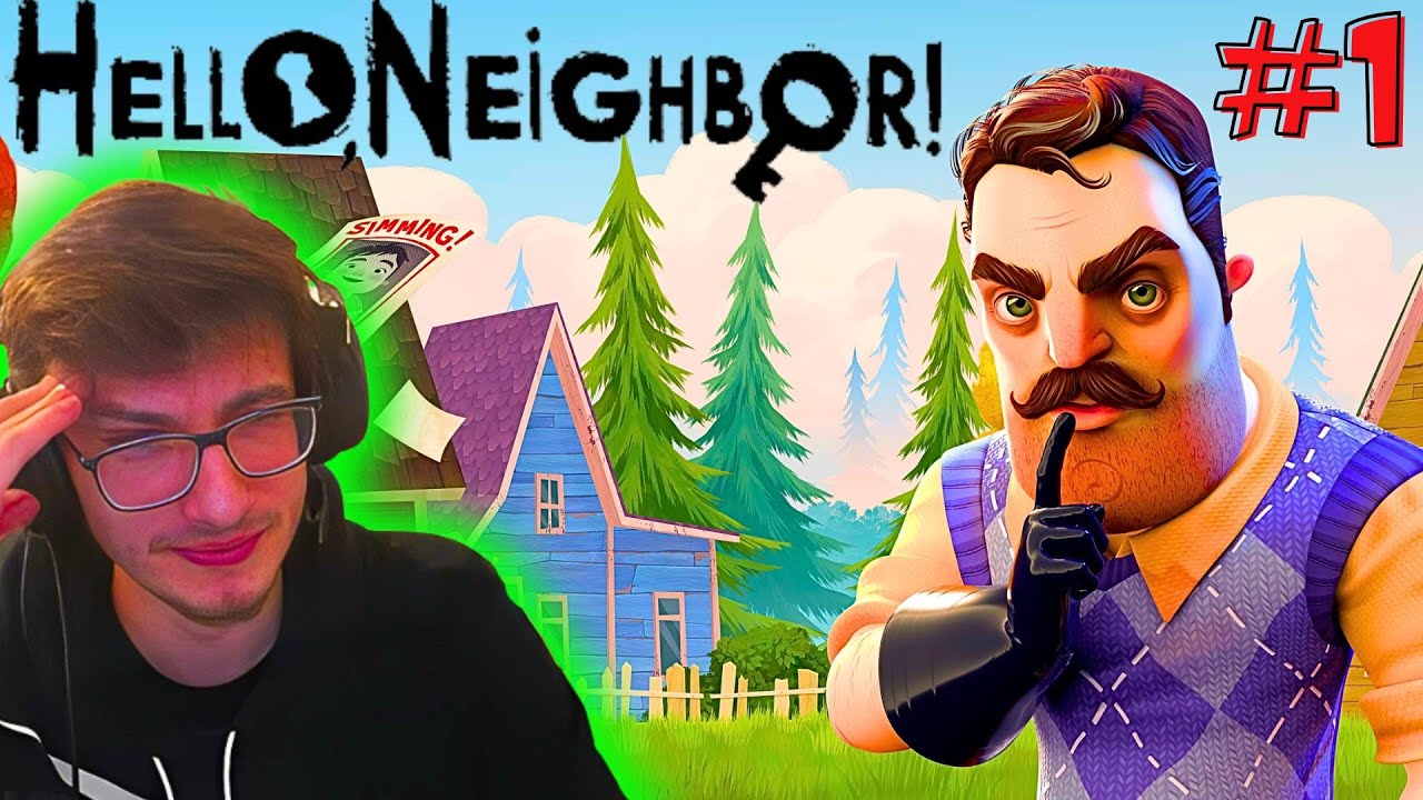 TA GRA JEST ZA TRUDNA... ! LUKI GRA W HORROR Hello Neighbor!
