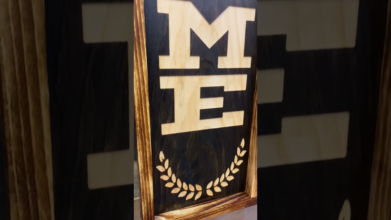 Make this welcome front porch sign with Inventables Xcarve CNC machine! Woodworking projects diy.
