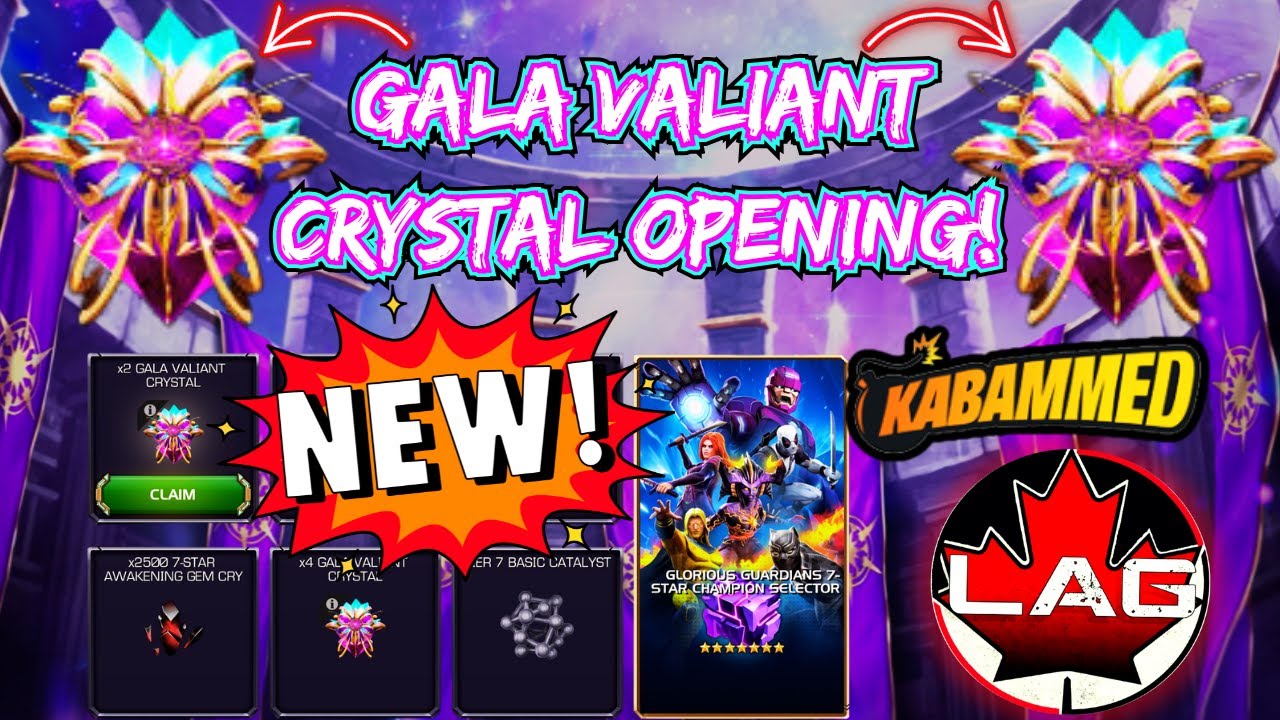 NEW GALA VALIANT CRYSTAL OPENING!! FIRE Anniversary Login Calendar!! 11 Year Celebration! - MCOC