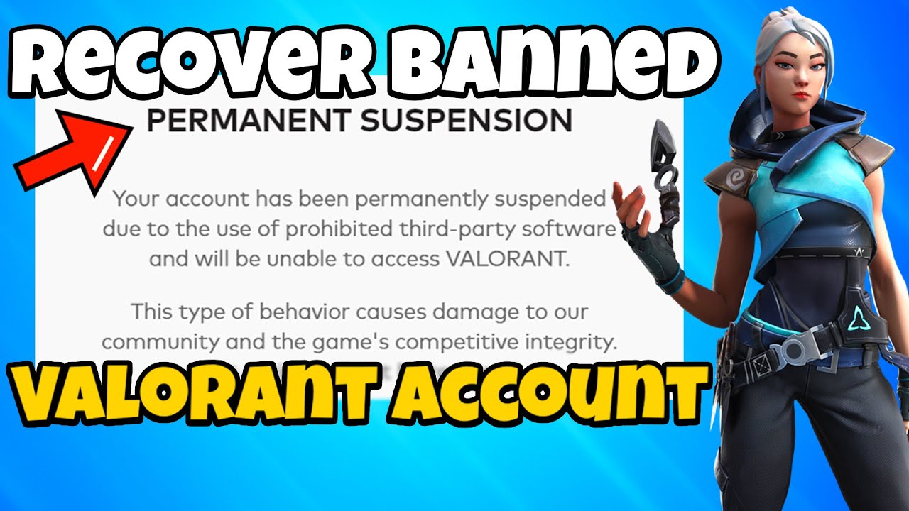 How To Recover Banned Valorant Account | Valorant Permanent Suspension Fix