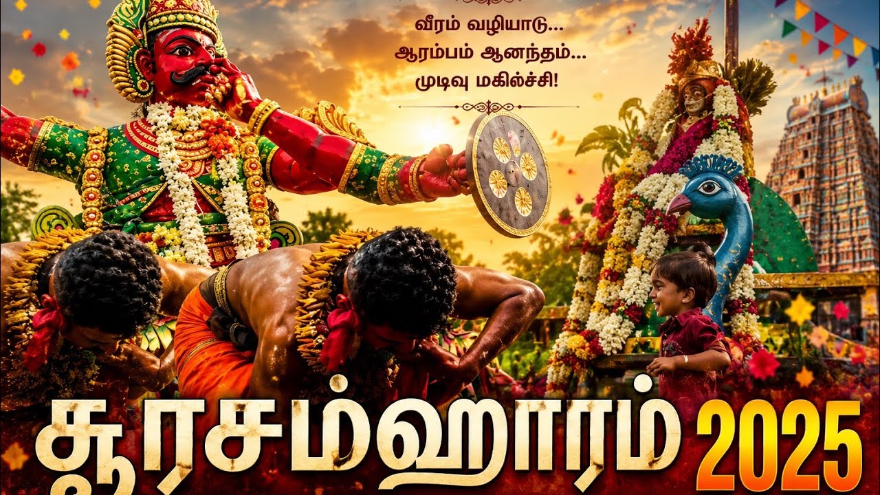 27October 2025 சூரசம்ஹாரம் (முனை முருகன் கோயிலின் சூரசம்ஹார காட்சி)