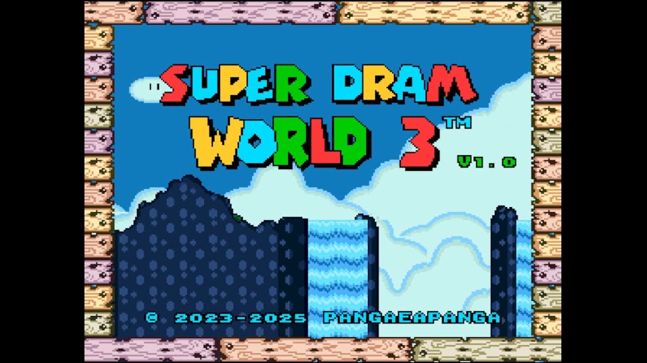 SMW Kaizo Longplay - Super Dram World 3