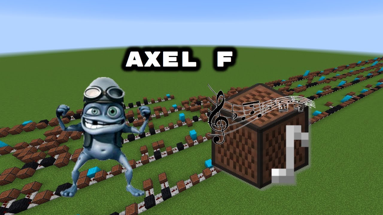 Minecraft: Axel F - Crazy Frog with Note Blocks