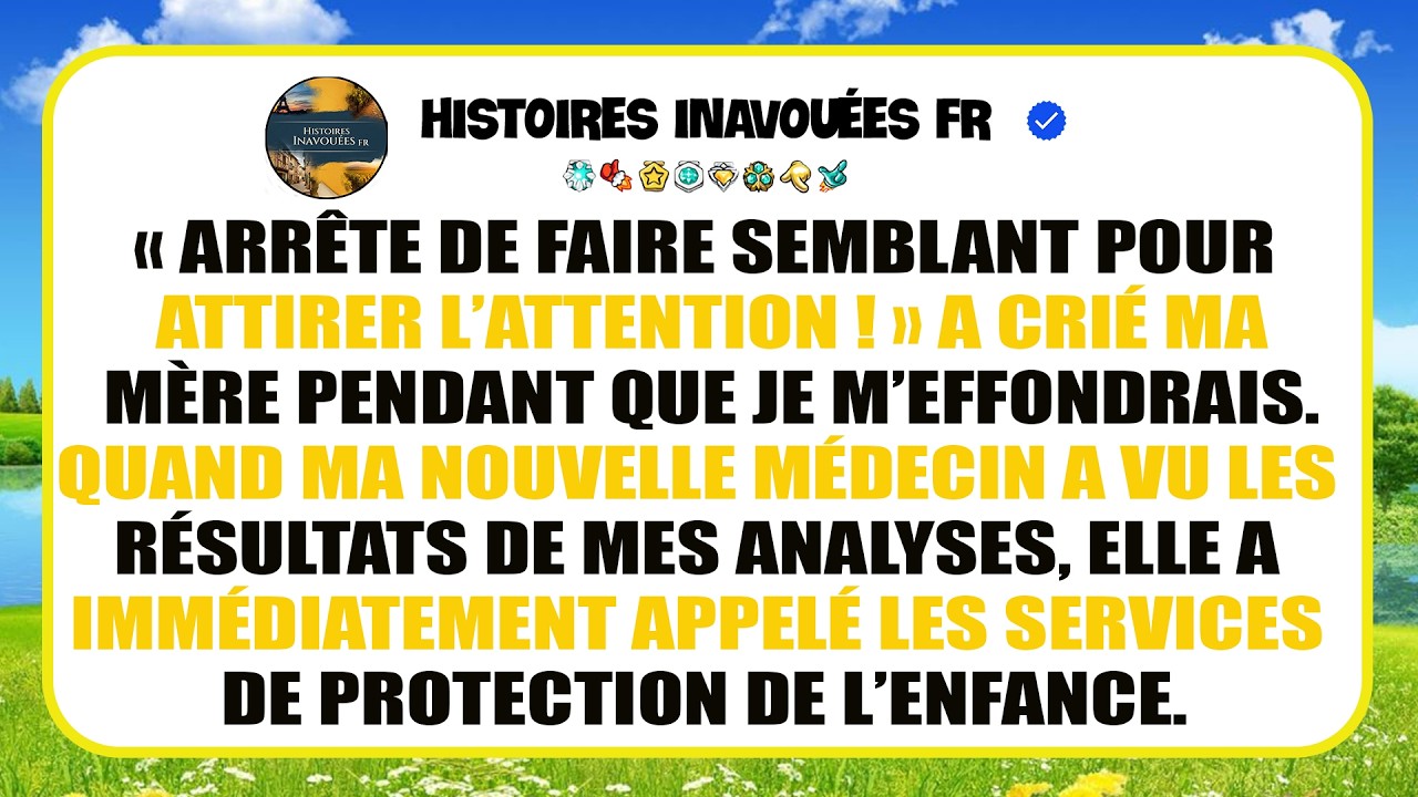 Mes Parents Refusaient De Croire Que J’étais Malade… Jusqu’à Ce Que Mon Médecin Appelle La ....