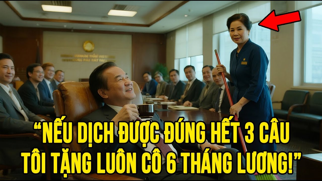 Tỷ Phú Mỉa Mai Cô Lao Công, Ra Yêu Cầu Thử Thách – 3 Phút Sau Phải Đứng Dậy Cúi Chào Cô