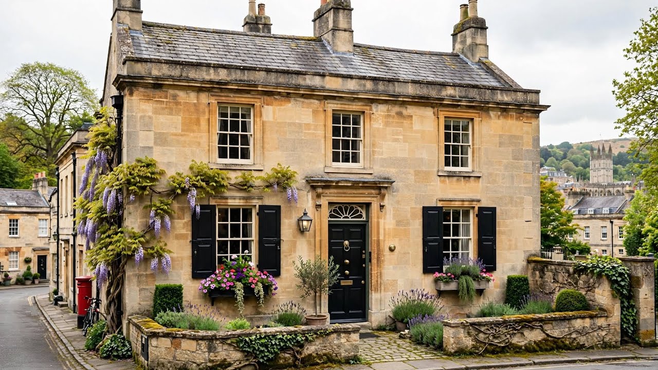 A CITY CARVED FROM STONE - BATH ENGLAND 🏴󠁧󠁢󠁥󠁮󠁧󠁿- 4K HDR WALKING TOUR 