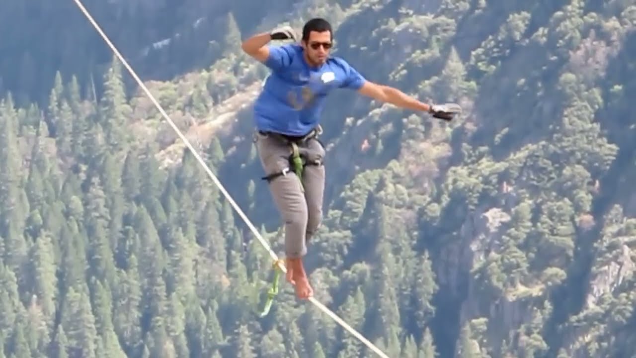 Yosemite Falls tightrope accident