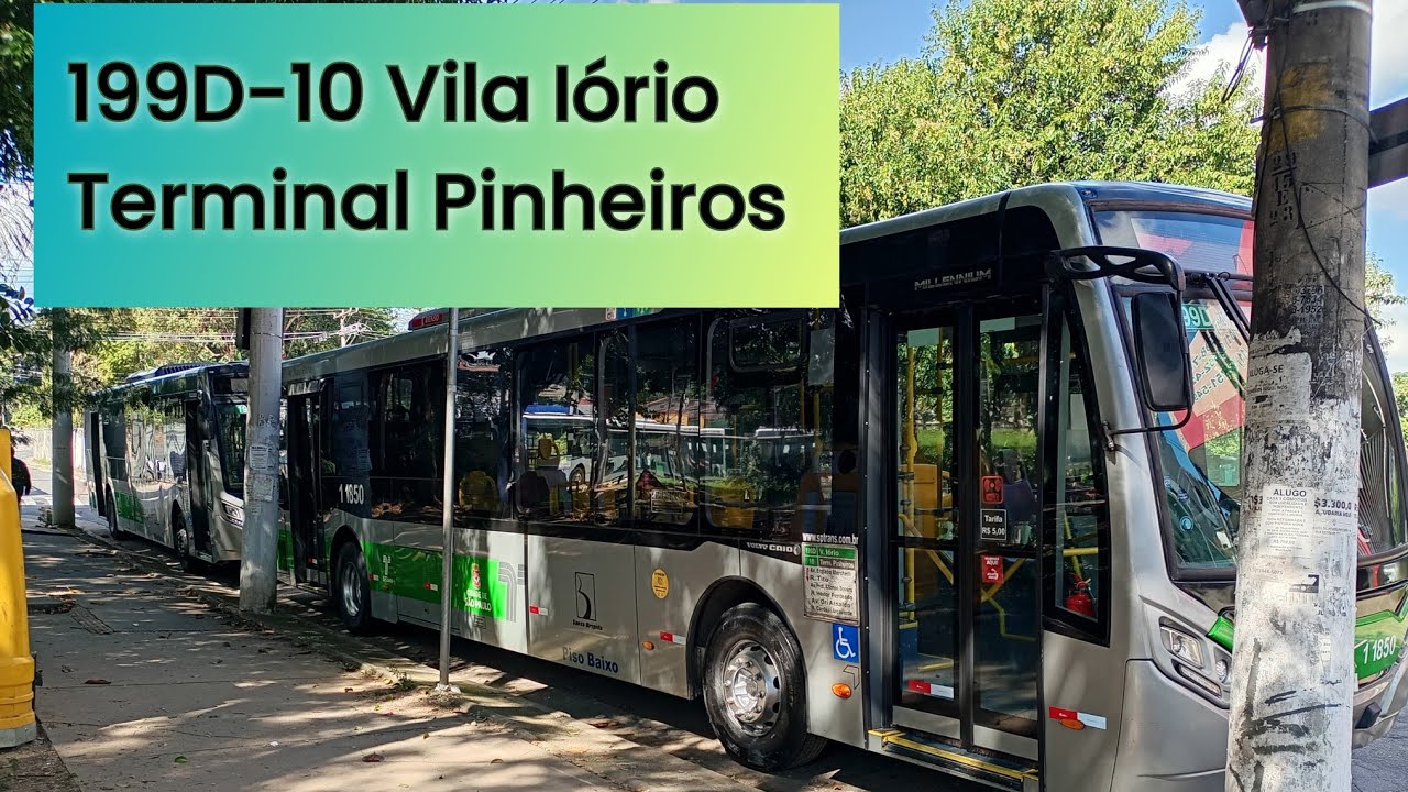199D-10 Vila Iório - Terminal Pinheiros. Trajeto da Linha.