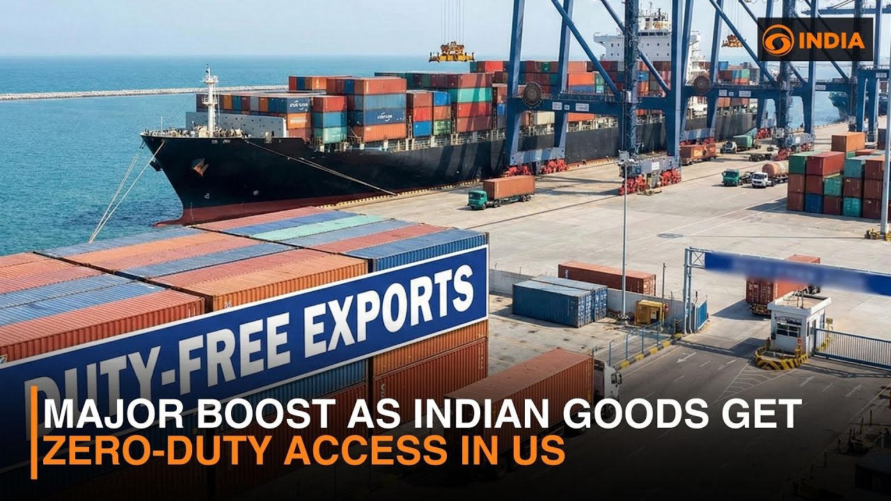 US Grants Zero-Duty Access to Many Indian Goods & more news | DD India Live | 6 PM IST
