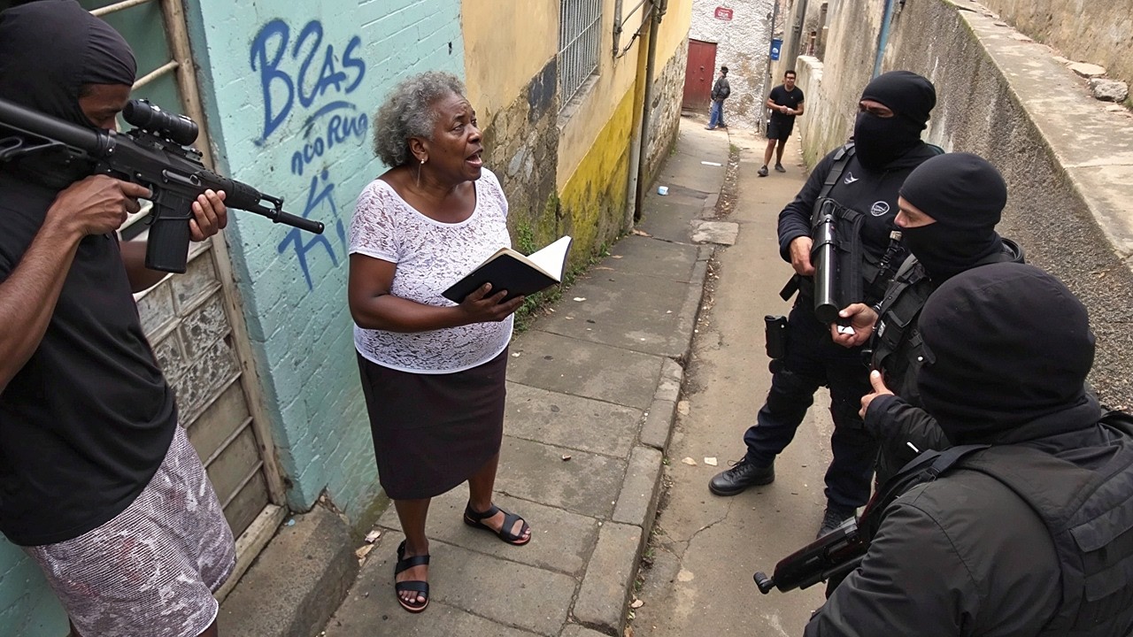 BANDIDOS AMEAÇAM PASTORA, MAS NÃO ESPERAVAM POR ISSO...