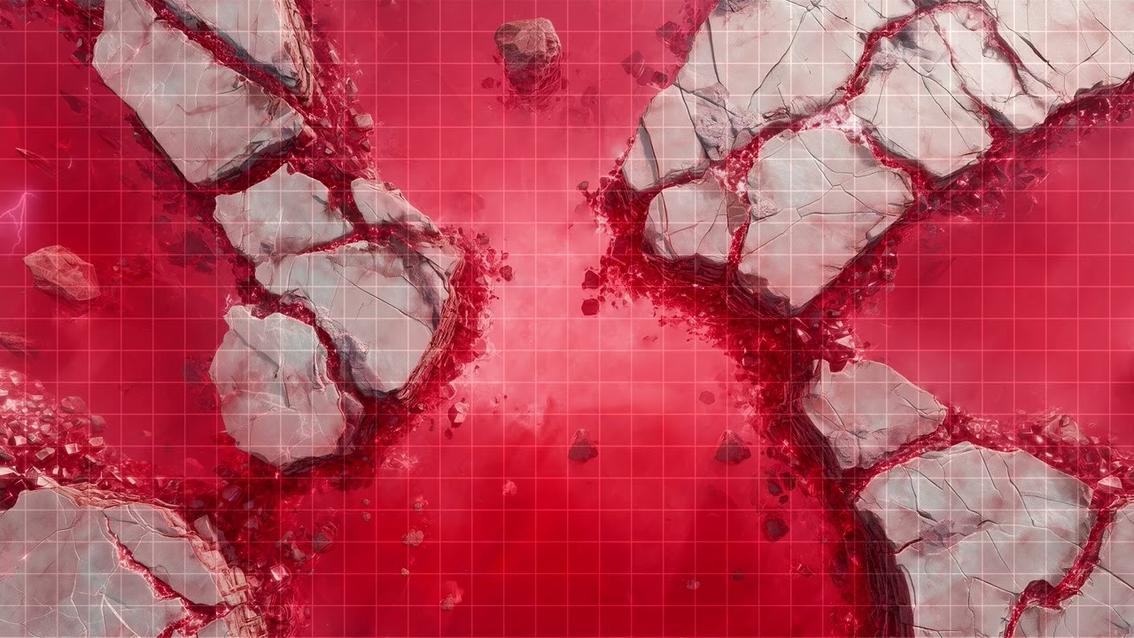 D&D | Veinfracture Part 4 Grid | Animated Battle Maps