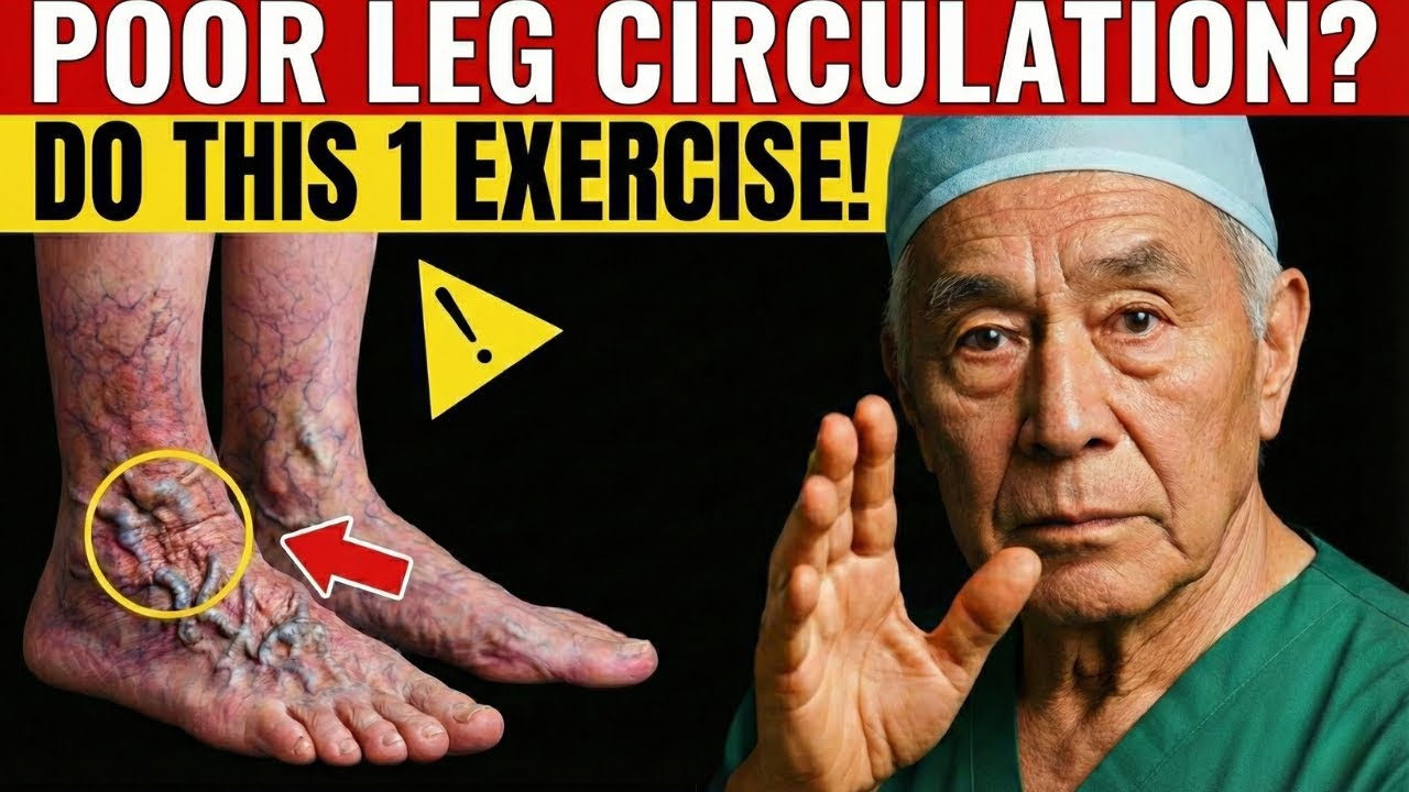 Over 60? 1 Exercise Japanese Elders Do for Poor Leg Circulation