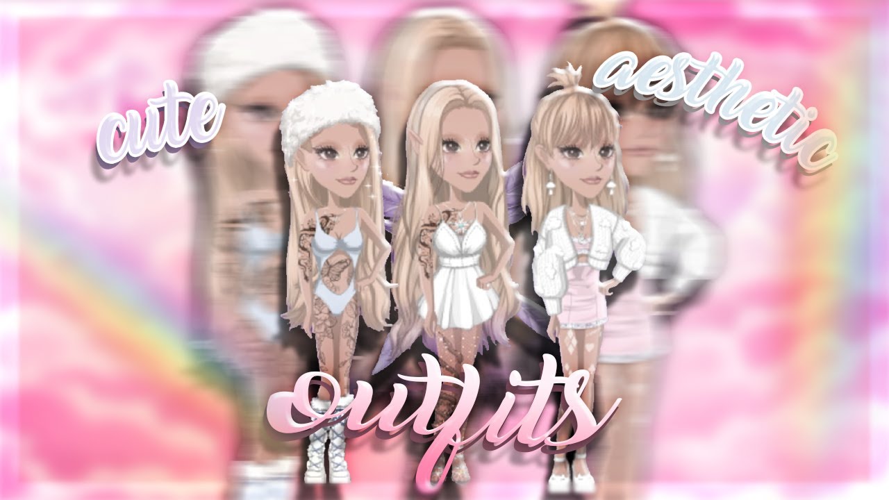 making cute aesthetic outfits !! 🤍🌷👼🏻 MSP