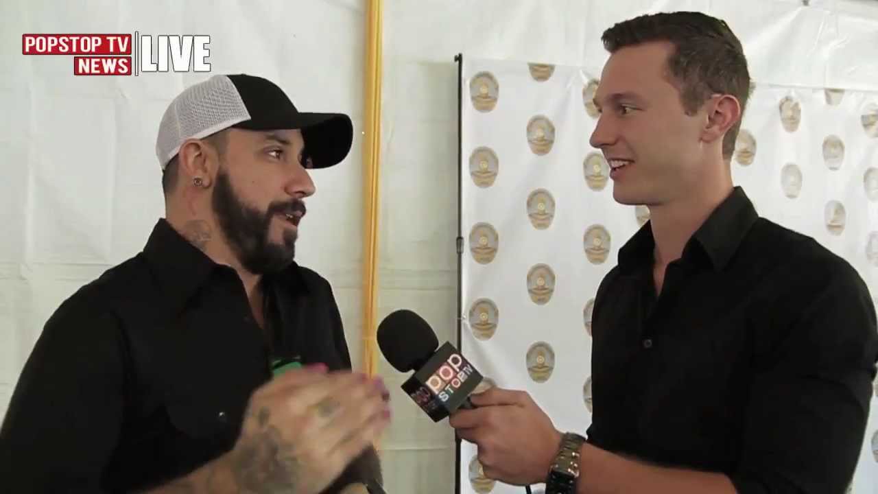 PopStopTV News Live - Hollywood Baby Fever A.J. McLean of Backstreet Boys Interview