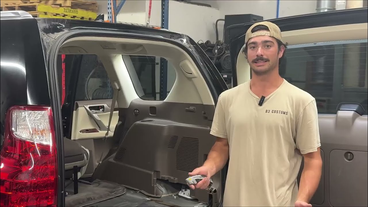 Lexus GX460 Drawer System Installation