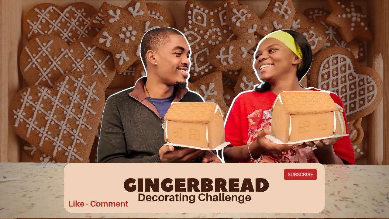 Gingerbread Decorating Challenge… AFTER Christmas 🎄😂 | Husband vs Wife