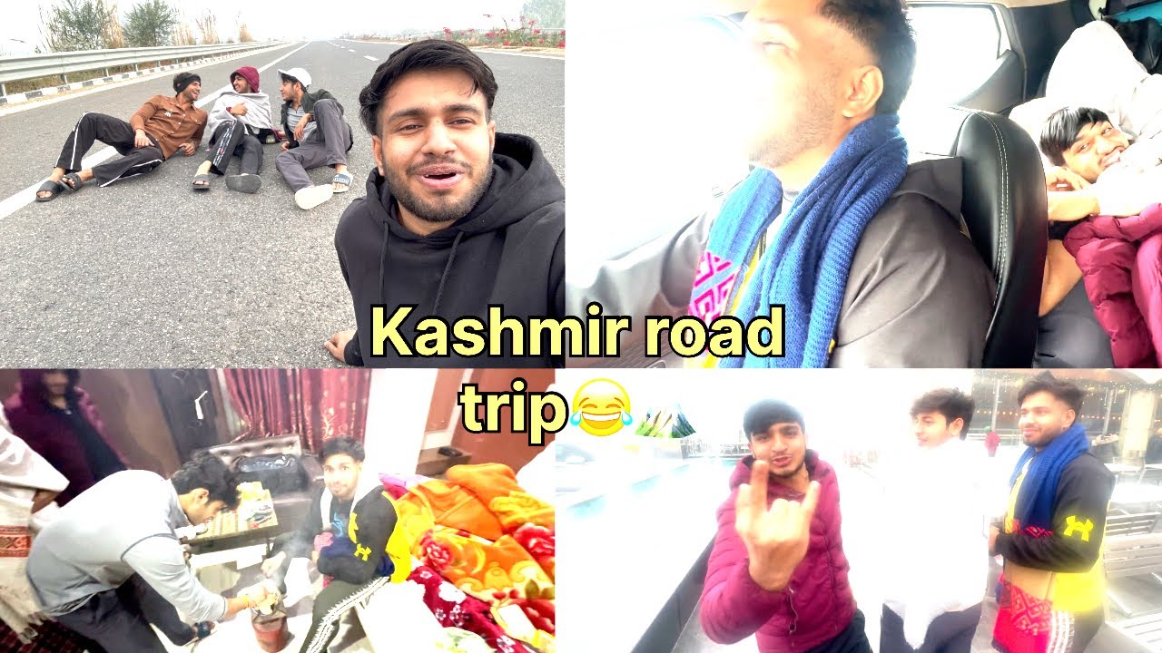 Kashmir road trip🚙🏔️ day-1  |non-stop driving 