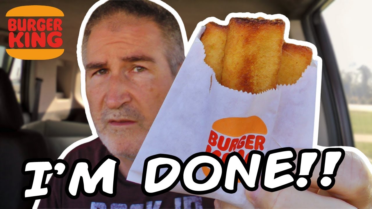 I'm DONE Trying BK's French Toast Sticks! 🍔👑😮 | 2024 Review | oldnerdreviews