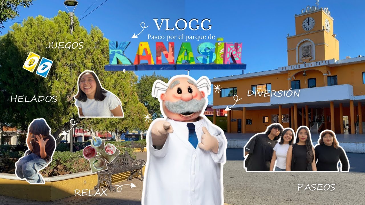 Vlog en el Parque de Kanasín 🌳 | Juegos y antojitos
