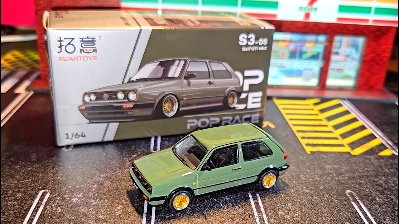 Poprace VW Golf 2 GTI 1/64 Diecast Review | Classic Hot Hatch in Miniature