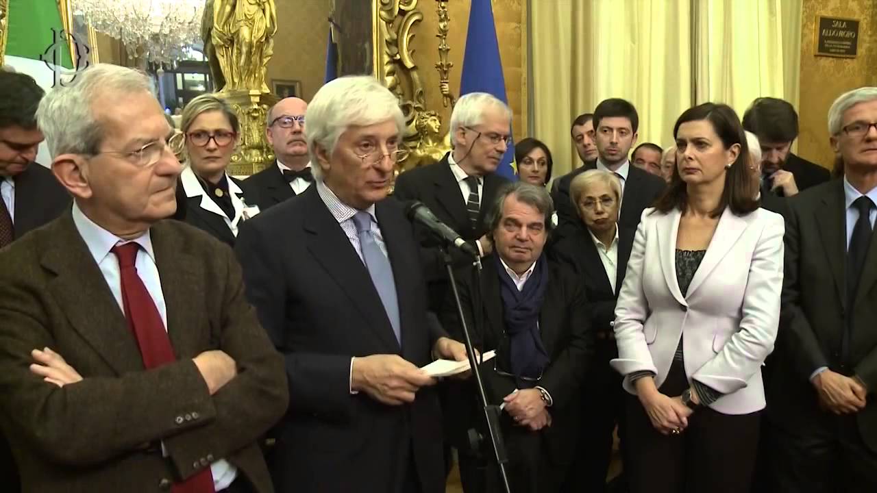 Roma - Il saluto del segretario generale Ugo Zampetti (19.12.14)