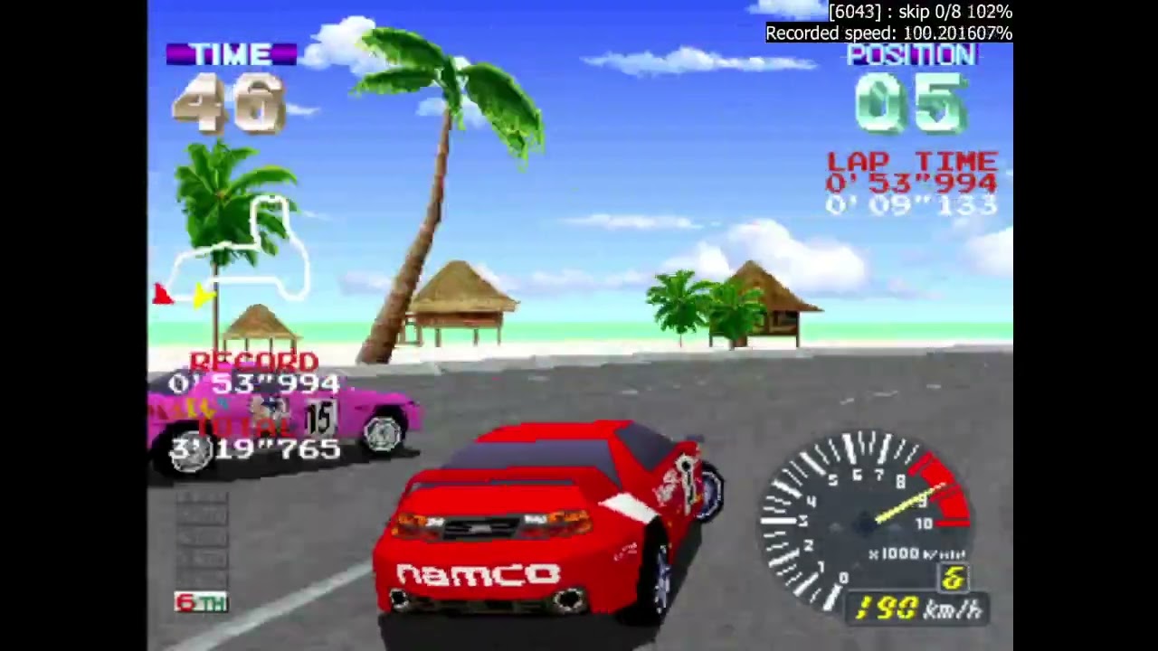 Pocket Racer - Seaside Track (3 Laps - Normal Car) - 2:45.470 | 53.667 lap