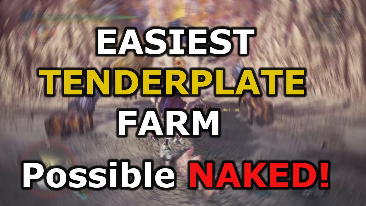 MHW EASIEST Shara Ishvalda Tenderplate Farming Method (no OP gear needed) (Iceborne)