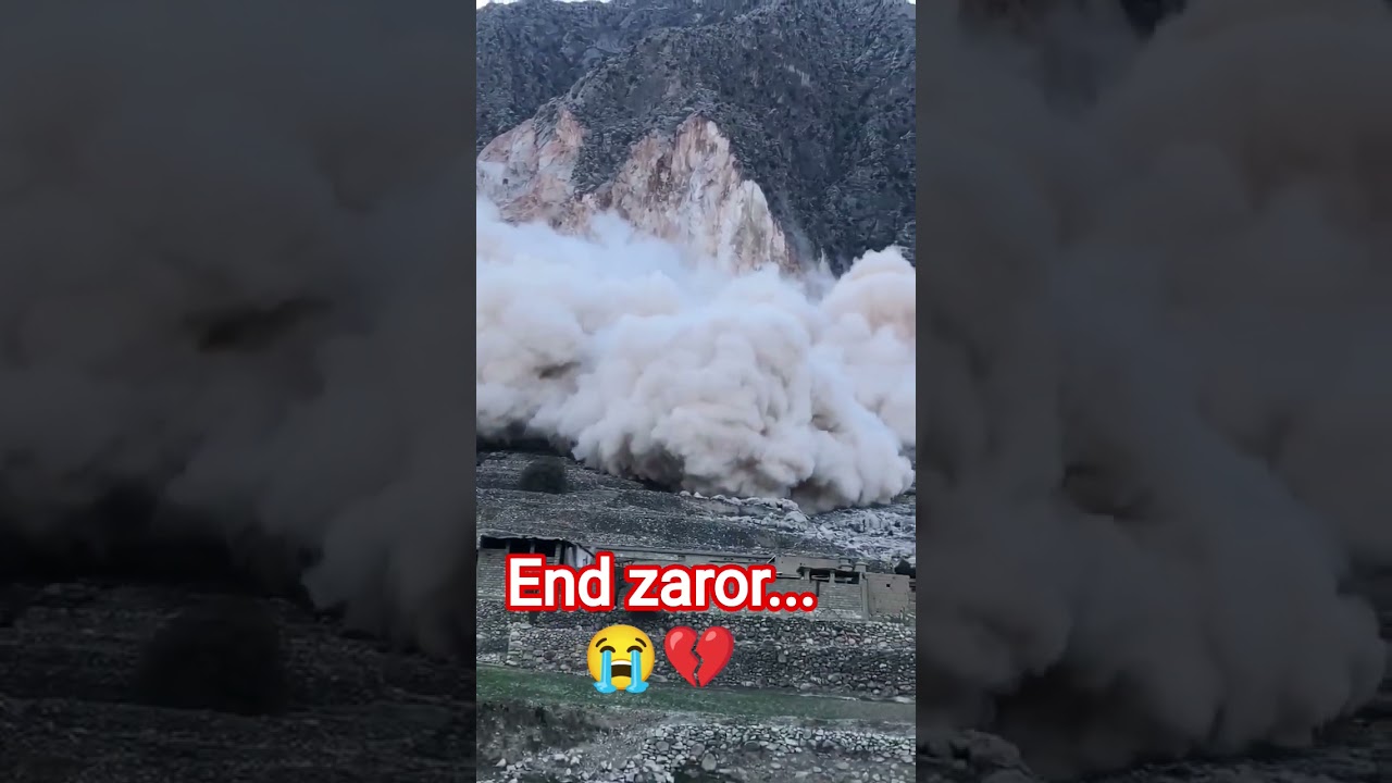Huge Marble Blast in Ziarat Mines | Dangerous Mining Work virlpost