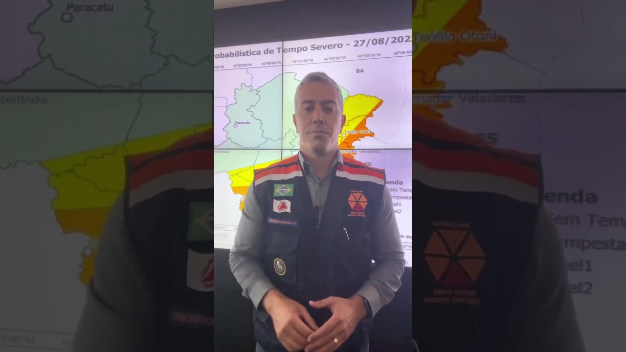 Defesa Civil de MG: alerta para tempo seco e possibilidade de ocorr&ecirc;ncias de tempestades severas