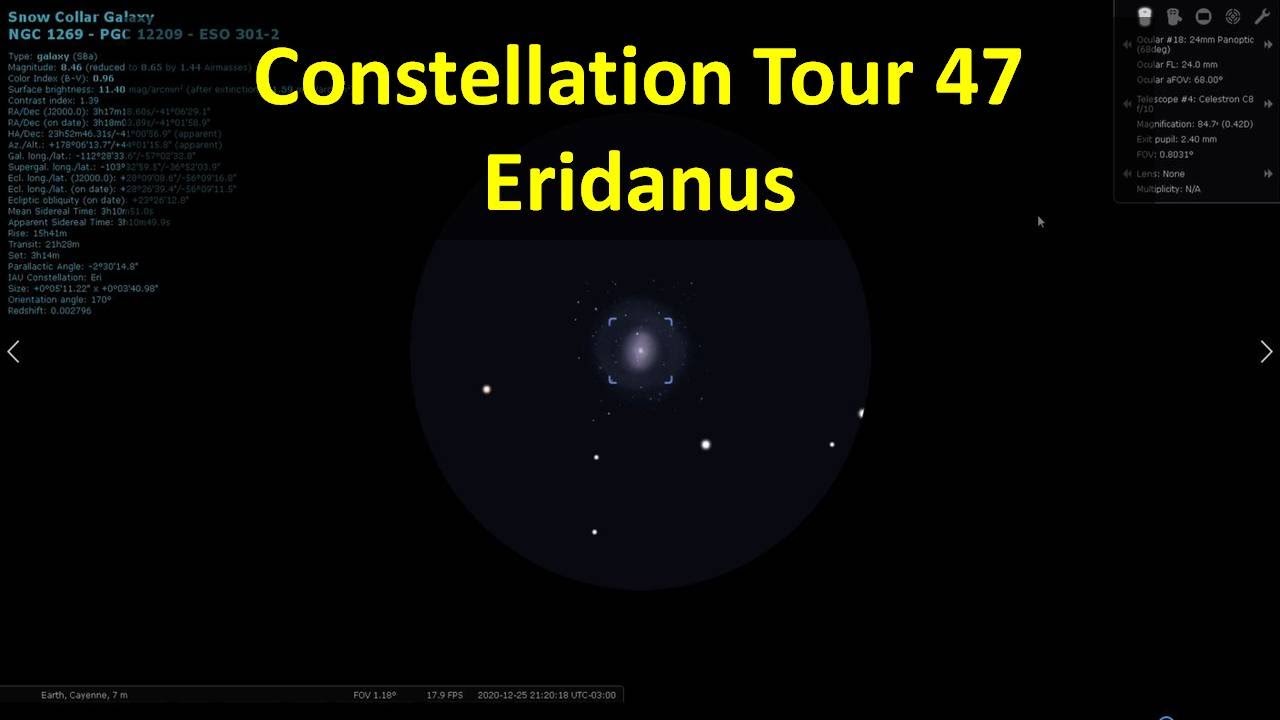 Constellation Tour 47 - Eridanus
