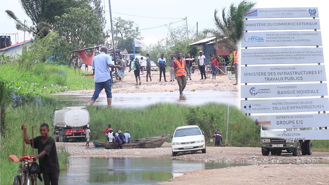 RDC/SUD KIVU/UVIRA FRONTIÈRE YA KAVIMVIRA KUFUNGWA LEO KISA MAANDAMANO KUUSU NJIYA KU ARIBIKA