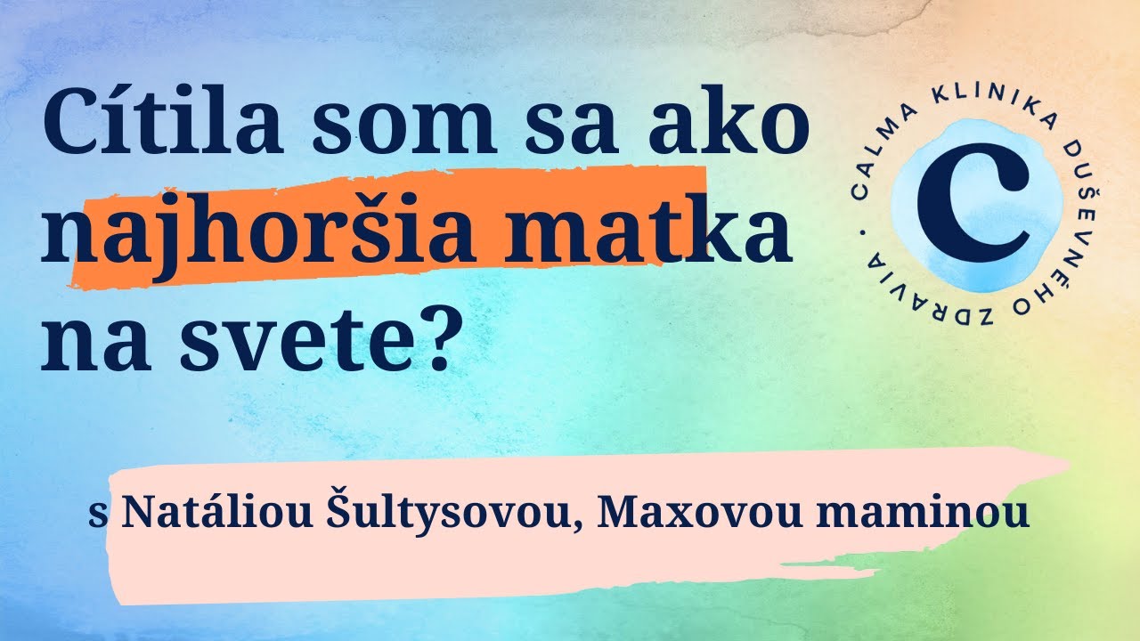 Nečakaná cesta: Naše dieťa má Aspergerov syndróm | Calma Talks 09