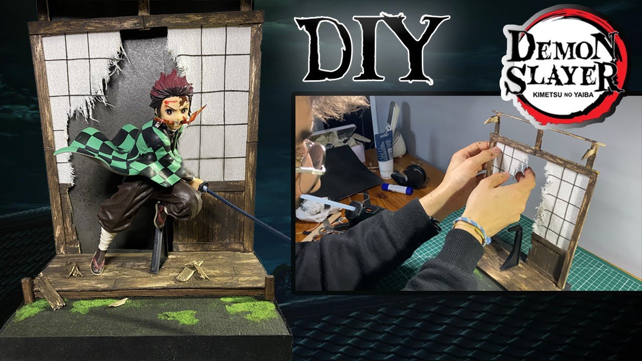 Diorama pour Kamado Tanjiro dans Demon Slayer DIY