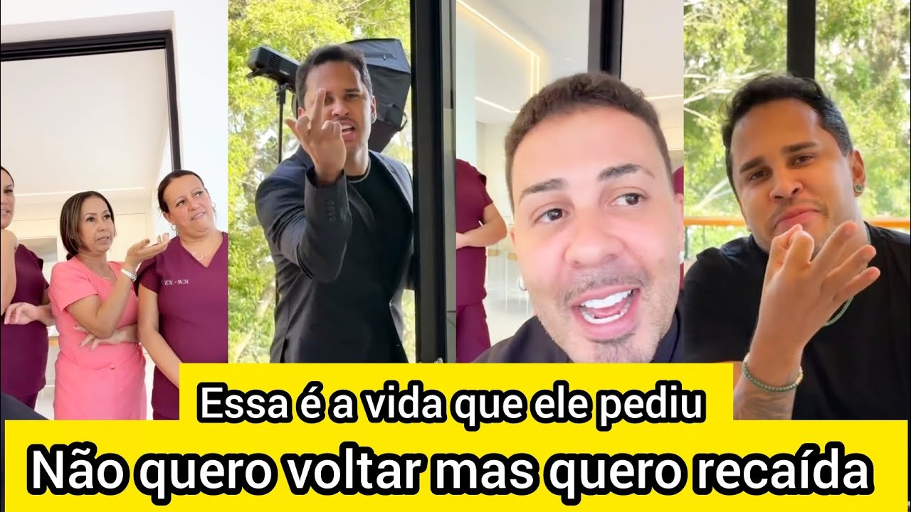 Carlinhos Maia diz que não quer voltar com Lucas Guimarães mas vai tentar ter uma recaída 