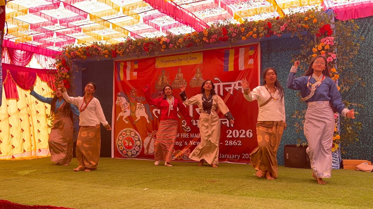SONAM LOSAR2026 INDIA  GIRLS PERFORMANCE 🌸❤️OSAP 2nd BN JHARSUGUDA #losarfestival #tamangselo 