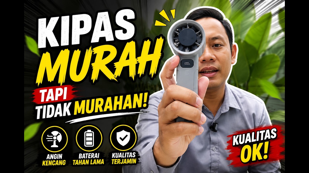 Kipas Angin Mini Portable King Lucky #ngeunboxing 