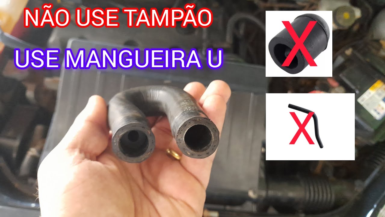 VAI ISOLAR O AR QUENTE DO FIESTA? USE MANGUEIRA U
