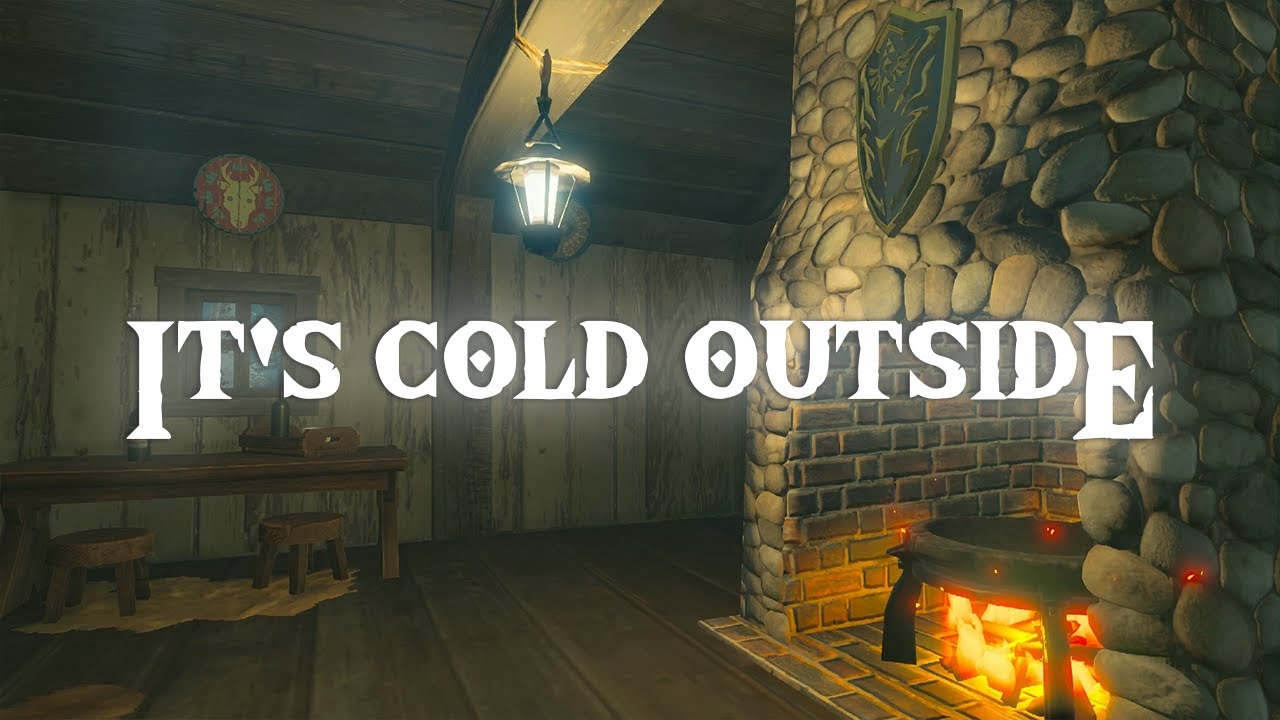 it is cold outside, stay.. cozy relaxing zelda botw music & ambience