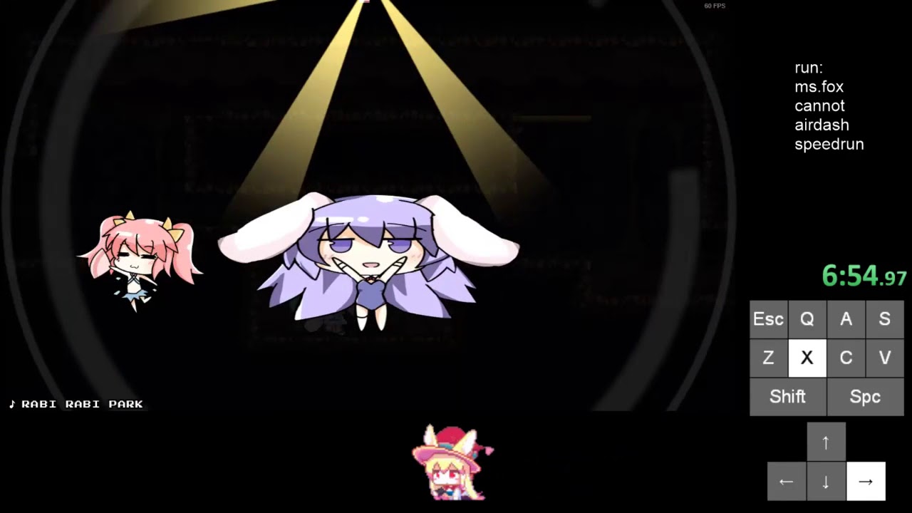 [Rabi-Ribi]Ms.fox cannot air dash speedrun in 15:31.02