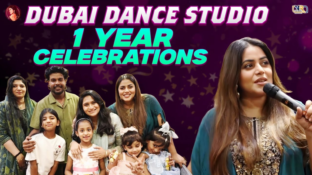 Dubai Dance Studio 1 Year Celebrations || MySelf Chinnaaty || VR The Media