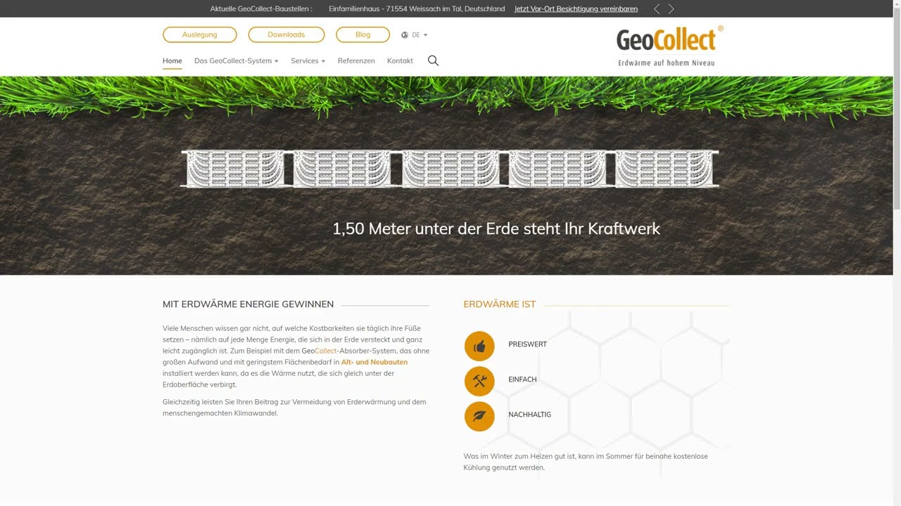GeoCollect Erdw&auml;rme Schulungsfilm Theorie
