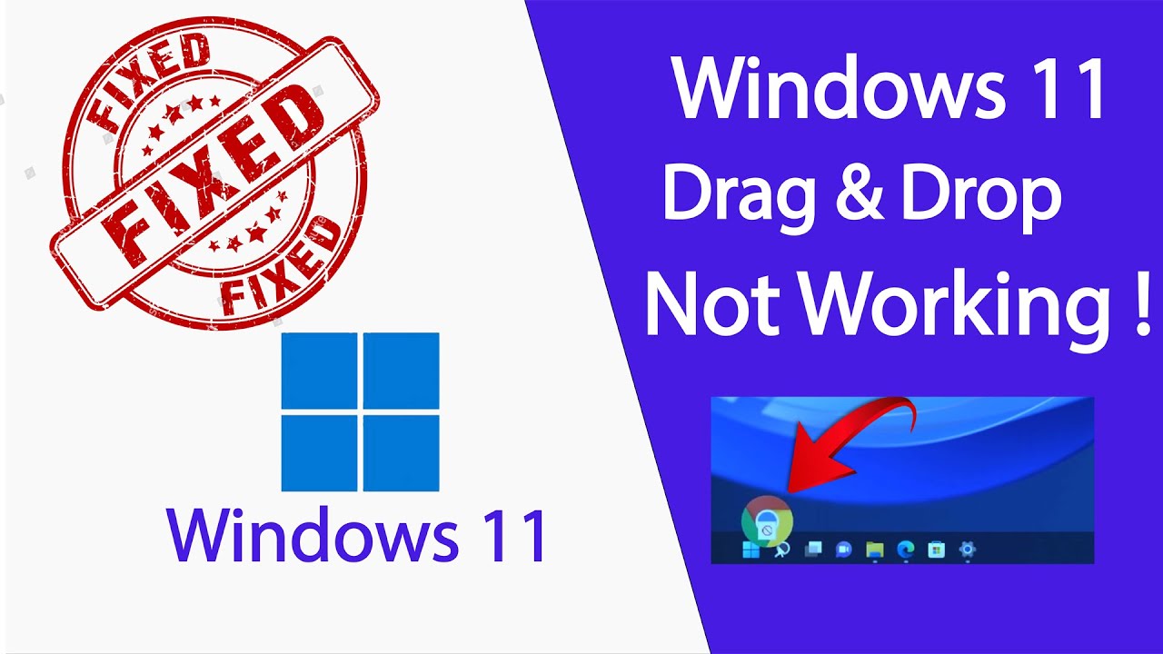 Enable Drag & Drop onto Windows 11 Taskbar